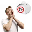 podziekowania dla gosci pudeleczka na slodycze 60 urodziny traffic birthday 7 5 x 6 5 cm 6 szt