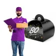 podziekowania dla gosci pudeleczka na slodycze 80 urodziny glamour birthday 7 5 x 6 5 cm 6 szt