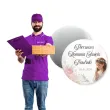 podziekowania na komunie dla gosci magnes dziewczynka w albie personalizacja pamiatka 5 6 cm