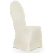 pokrowiec na krzes o classic matowy cappuccino partydeco 1 szt
