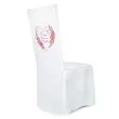 pokrowiec na krzeslo komunia swieta rozowe serce