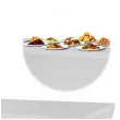 pokrowiec na stol bankietowy dekoracja na urodziny wesele komunie kolacje bialy 183x76x74 cm
