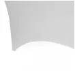 pokrowiec na stol bankietowy dekoracja na urodziny wesele komunie kolacje bialy 183x76x74 cm
