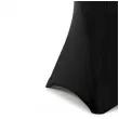 pokrowiec na stol koktajlowy czarny partydeco 110 x 80 cm