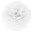 pompon bibulowy classic bialy partypal 25 cm
