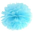 pompon bibulowy classic blekitny 25 cm