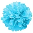 pompon bibulowy classic blekitny 25 cm