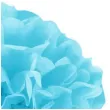 pompon bibulowy classic blekitny partypal 15 cm