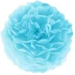 pompon bibulowy classic blekitny partypal 35 cm