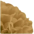 pompon bibulowy classic brazowy zloty partypal 15 cm