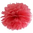 pompon bibulowy classic czerwony 25 cm