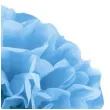 pompon bibulowy classic jasny niebieski partypal 15 cm