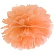 pompon bibulowy classic pomaranczowy jasny partydeco 35 cm
