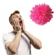 pompon bibulowy classic rozowy arpex 42 5 cm