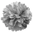 pompon bibulowy classic srebrny 25 cm
