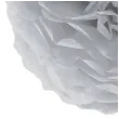 pompon bibulowy classic szaro srebrny partypal 15 cm