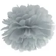 pompon bibulowy classic szary partydeco 35 cm