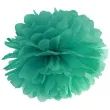 pompon bibulowy classic turkusowy 25 cm
