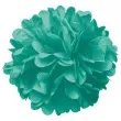 pompon bibulowy classic turkusowy 25 cm