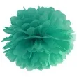 pompon bibulowy classic turkusowy partydeco 35 cm