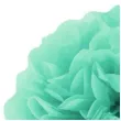 pompon bibulowy classic turkusowy partypal 15 cm