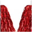 pompon czirliderka czerwony partypal 38 cm 2 szt