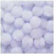 pompony pluszowe classic biale aliga 10 mm 120 szt