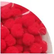 pompony pluszowe classic czerwone aliga 10 mm 120 szt