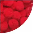 pompony pluszowe classic czerwone aliga 15 50 mm 80 szt