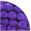 pompony pluszowe classic fioletowe aliga 10 mm 120 szt