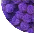pompony pluszowe classic fioletowe aliga 10 mm 120 szt