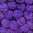 pompony pluszowe classic fioletowe aliga 10 mm 120 szt