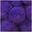 pompony pluszowe classic fioletowe aliga 20 mm 60 szt