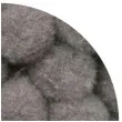 pompony pluszowe classic szare aliga 20 mm 60 szt
