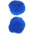 pompony pluszowe poliestrowe chabrowe ciemne niebieskie titanum 18 mm 15 szt
