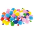 pompony pluszowe poliestrowe mix brewis 10 25 mm 100 szt