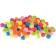 pompony pluszowe poliestrowe neon mix brewis 10 mm 100 szt