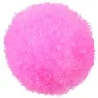pompony pluszowe poliestrowe rozowe titanum 18 mm 15 szt