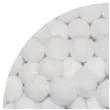 pompony pluszowe poliestrowe sniezne biale titanum 10 mm 120 szt