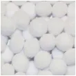 pompony pluszowe poliestrowe sniezne biale titanum 10 mm 120 szt