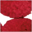pompony pluszowe wloczkowe czerwone ciemne titanum 30 mm 6 szt