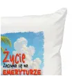 poszewka na poduszke zycie zaczyna sie na emeryturze emerytka na plazy bialy 40 x 40 cm