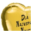 prezent dla nauczyciela na dzien edukacji balon foliowy serce dla najwspanialszej nauczycielki 1