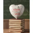 prezent dla nauczyciela na dzien edukacji balon foliowy serce najlepszy nauczyciel dekoracja 18