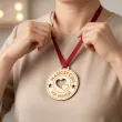prezent dla nauczyciela na dzien edukacji drewniany medal nauczyciel na medal pamiatka1 7 2 cm