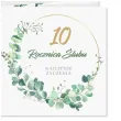 prezent na 10 rocznice slubu pamiatka kartka okolicznosciowa eukaliptus beauty 15x15 cm