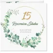 prezent na 15 rocznice slubu pamiatka kartka okolicznosciowa eukaliptus beauty 15x15 cm