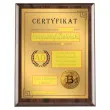prezent na 18 20 30 40 50 60 urodziny zloty certyfikat w drewnie personalizacja