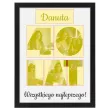 prezent na 40 urodziny z imieniem personalizowany dyplom w ramce wszystkiego najlepszego