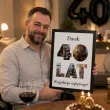 prezent na 40 urodziny z imieniem personalizowany dyplom w ramce wszystkiego najlepszego